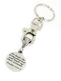 Keychain Gift, He Heals The Brokenhearted Keychain, Psalms 147 3 Keychain, Christian Gift, Grief Sympathy Gift, Tough Times Gifts