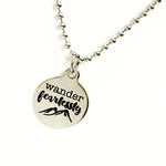 Son Gift, Encouraging Gift For Son, Wander Fearlessly Necklace, Encouraging Necklace, Sports Gift, Motivation Gift, Son Travel Gift