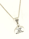 Motivation Gift, I Can And I Will Watch Me Necklace, Daughter Motivation Gift, Motivation Jewelry Necklace, Direct Sales Team, Downline Gift