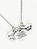 Daughter Necklace, Daughter Gift From Mom, Braver Stronger Smarter Loved Necklace, Mom Loves You Necklace, Daughter Jewelry