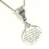 Scripture Necklace, For I Know The Plans I Have For You Necklace, Scripture Gift, Scripture Charm, Jeremiah 29 11 Necklace, Bible Verse Gift