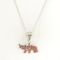 Good Luck Jewelry, Red Elephant Necklace, Good Luck Necklace, Red Elephant Jewelry, Good Luck Charm, Wishing You Good Luck, Elephant Gifts