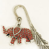 Bookmark Gift, Good Luck Bookmark, Reader Gift, Red Elephant Bookmark, Elephant Gift, Good Luck Gifts, Power Bookmark, College Studies Gift