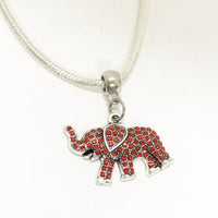 Red Elephant Gift, Red Elephant Bracelet, European Charm Bracelet, Red Elephant Jewelry, European Bracelet, Good Luck Gift, Power Gift