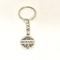 Baseball Gift, Baseball Keychain, Baseball Player Gift, Baseball Coach Gift, Baseball Mom Gift, Baseball Team Gifts, Baseball Words