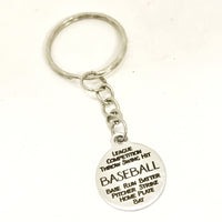 Baseball Gift, Baseball Keychain, Baseball Player Gift, Baseball Coach Gift, Baseball Mom Gift, Baseball Team Gifts, Baseball Words