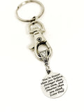 Keychain Gift, Braver Stronger Smarter Keychain, Love Dad Keychain, Gift For Son, Gift For Daughter, Braver Than You Believe Keychain