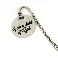 Bookmark Gift, I Am A Child Of God Bookmark, Bible Bookmark, Journal Gift, Planner Accessories, Baptism Gift, Encouraging Gift