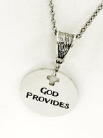 Christian Gift, God Provides Necklace, Christian Jewelry, God Is My Provider Gift, Daughter Gift, Scripture Gift, Christian Woman Gift