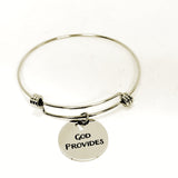 Christian Jewelry, God Provides Bracelet, Christian Gift, Christian Bracelet, Christian Woman Jewelry, Religious Jewelry Gift For Her