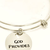 Christian Jewelry, God Provides Bracelet, Christian Gift, Christian Bracelet, Christian Woman Jewelry, Religious Jewelry Gift For Her