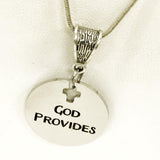Christian Jewelry, God Provides Necklace, Christian Necklace, Religious Jewelry, Christian Gift, Religious Gift, Christian Woman Jewelry