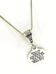Christian Necklace, When My Heart Is Overwhelmed Necklace, Christian Gift, Psalm 61 2 Necklace, Christian Jewelry, Christian Sympathy Gift