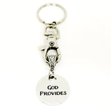 Keychain Gift, God Provides Keychain, Christian Keychain, Gift For Son, Gift For Daughter, Christianity Gifts, Religious Gifts