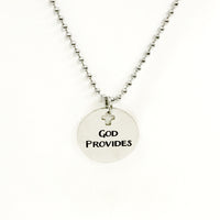 Christian Jewelry, Christian Man Gift, God Provides Necklace, Christian Son Jewelry, Man Jewelry, Man Necklace, Gift For Him, Husband Gift