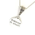 Dance Necklace, Dance It Out Necklace, Girlfriend Gift, Dancer Gift, Dance Gift, Best Friend Gift, Necklace Gift For Her, Love To Dance