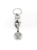 Keychain Gift, Trust In The Lord Keychain, God Will Direct Your Paths Keychain, Proverbs Christian Gift, Motivation Gift, Tough Times Gifts
