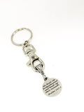 Keychain Gift, He Heals The Brokenhearted Keychain, Psalms 147 3 Keychain, Christian Gift, Grief Sympathy Gift, Tough Times Gifts