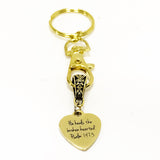 Christian Keychain, He Heals The Brokenhearted Keychain, Christian Sympathy Keychain, Psalm 147 3, Christian Gift For Her, Religious Gifts