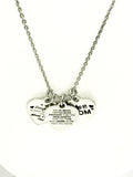 Daughter Necklace, Daughter Gift From Mom, Braver Stronger Smarter Loved Necklace, Mom Loves You Necklace, Daughter Jewelry