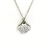 Christian Jewelry, For I Know The Plans I Have For You Necklace, Jeremiah 29 11 Scripture Jewelry, Christian Gift, Bible Verse Jewelry