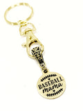 Baseball Mama Gift, Baseball Mama Keychain, Baseball Mom Gift, Team Mom Gift, Gift For Her, Gift For Baseball Mama
