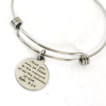 Christian Gift, That You May Be Filled To The Measure Of All The Fullness Of God Bracelet Gift, Ephesians 3 19 Gift, Christian Bracelet