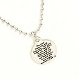 Son Gift, Blessing Gift For Son, The Lord Bless You And Keep You Necklace, Encouraging Necklace, Sports Motivation Gift, Encouraging Gift