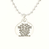 Son Gift, Blessing Gift For Son, The Lord Bless You And Keep You Necklace, Encouraging Necklace, Sports Motivation Gift, Encouraging Gift