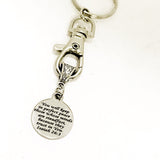 Keychain Gift, Perfect Peace Keychain, Trust In The Lord, Peace In The Lord, Christian Keychain, Isaiah 26 3 Keychain, Steadfast Faith