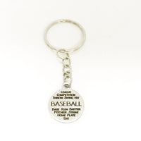 Baseball Gift, Baseball Keychain, Baseball Player Gift, Baseball Coach Gift, Baseball Mom Gift, Baseball Team Gifts, Baseball Words