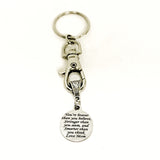 Keychain Gift, Braver Stronger Smarter Keychain, Love Mom Keychain, Gift For Son, Gift For Daughter, Braver Than You Believe Keychain