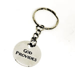 Christian Gift, Christian Keychain, God Provides Keychain, God Provides Charm, Christian Charm, Religious Gift, Religious Keychain