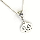 Christian Jewelry, For I Am About To Do Something New Necklace, Christian Necklace, Scripture Jewelry, Christian Gift, Bible Verse Jewelry
