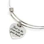 Christian Jewelry, Trust In The Lord With All Your Heart Bracelet, Christian Bracelet, Christian Gift, Scripture Gift, Religious Gift