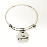 Christian Jewelry, God Provides Bracelet, Christian Gift, Christian Bracelet, Christian Woman Jewelry, Religious Jewelry Gift For Her