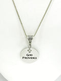 Christian Jewelry, God Provides Necklace, Christian Necklace, Religious Jewelry, Christian Gift, Religious Gift, Christian Woman Jewelry