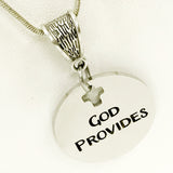 Christian Jewelry, God Provides Necklace, Christian Necklace, Religious Jewelry, Christian Gift, Religious Gift, Christian Woman Jewelry