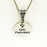 Christian Jewelry, God Provides Necklace, Christian Necklace, Religious Jewelry, Christian Gift, Religious Gift, Christian Woman Jewelry