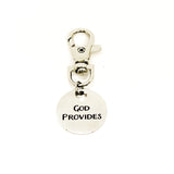 Bag Charm, God Provides Clip, Gift For Son, Gift For Daughter, Gift From Mom, Bible Bag Charm Clip, Keychain Clip, Christian Bag Charm Gift