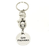 Keychain Gift, God Provides Keychain, Christian Keychain, Gift For Son, Gift For Daughter, Christianity Gifts, Religious Gifts