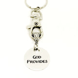 Keychain Gift, God Provides Keychain, Christian Keychain, Gift For Son, Gift For Daughter, Christianity Gifts, Religious Gifts