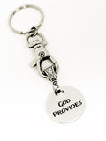 Keychain Gift, God Provides Keychain, Christian Keychain, Gift For Son, Gift For Daughter, Christianity Gifts, Religious Gifts