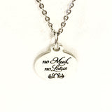 Motivating Jewelry, No Mud No Lotus Necklace, Motivating Necklace, Motivating Gift, Encouraging Gift, Daughter Gift, Sympathy Gift For Her