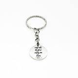 Christian Keychain, Cast All Of Your Cares On Him Keychain, 1 Peter 5 7 Keychain, Christian Sympathy Gift, Bible Verse Gift, Scripture Gift