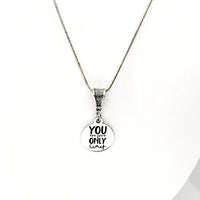 Encouraging  Gift, You Are Your Only Limit Necklace, Encouraging Jewelry, Encouraging Her, Gift For Her, Motivating Gift For Daughter