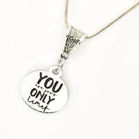 Encouraging  Gift, You Are Your Only Limit Necklace, Encouraging Jewelry, Encouraging Her, Gift For Her, Motivating Gift For Daughter