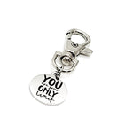 Bag Charm, You Are Your Only Limit Bag Clip, Encouraging Gift, Son Gift, Daughter Gift, Back Pack Charm, Purse Charm, Keychain Charm