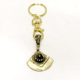 Softball Keychain, Softball Gift, Softball Player Gift, Keychain Gift, Goldtone Keychain, Homeplate Keychain, Gift For Her, Ballplayer Gift