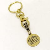 Christian Keychain, Be Pray Give Keychain, 1st Thess 5 Christian Charm Keychain, Be Joyful, Always Pray, Give Thanks, Christian Gift For Her